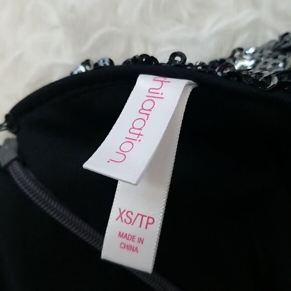 Xhilaration Silver Sequins Skirt Set Sz Xsmall - Picture 10 of 11